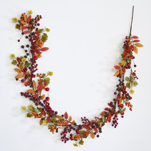 Primrue 7'' in. Faux Berry Garland Wayfair